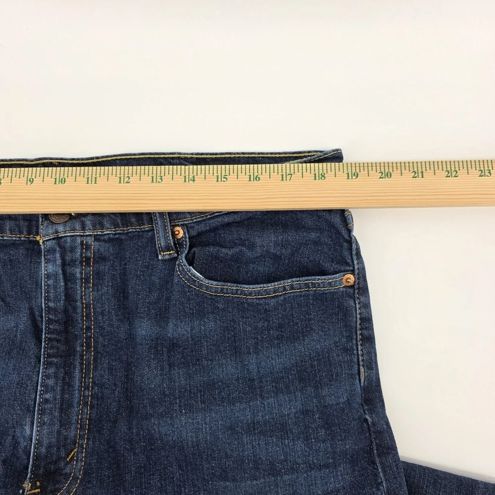 Levis 505 Regular Fit Blue Jeans‎ Mens 38x32 Medium Wash Denim Tapered Leg
